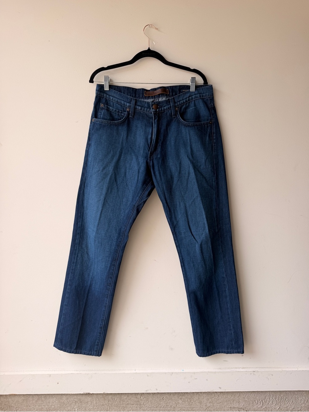Agave Men's Deep Blue Straight Jeans